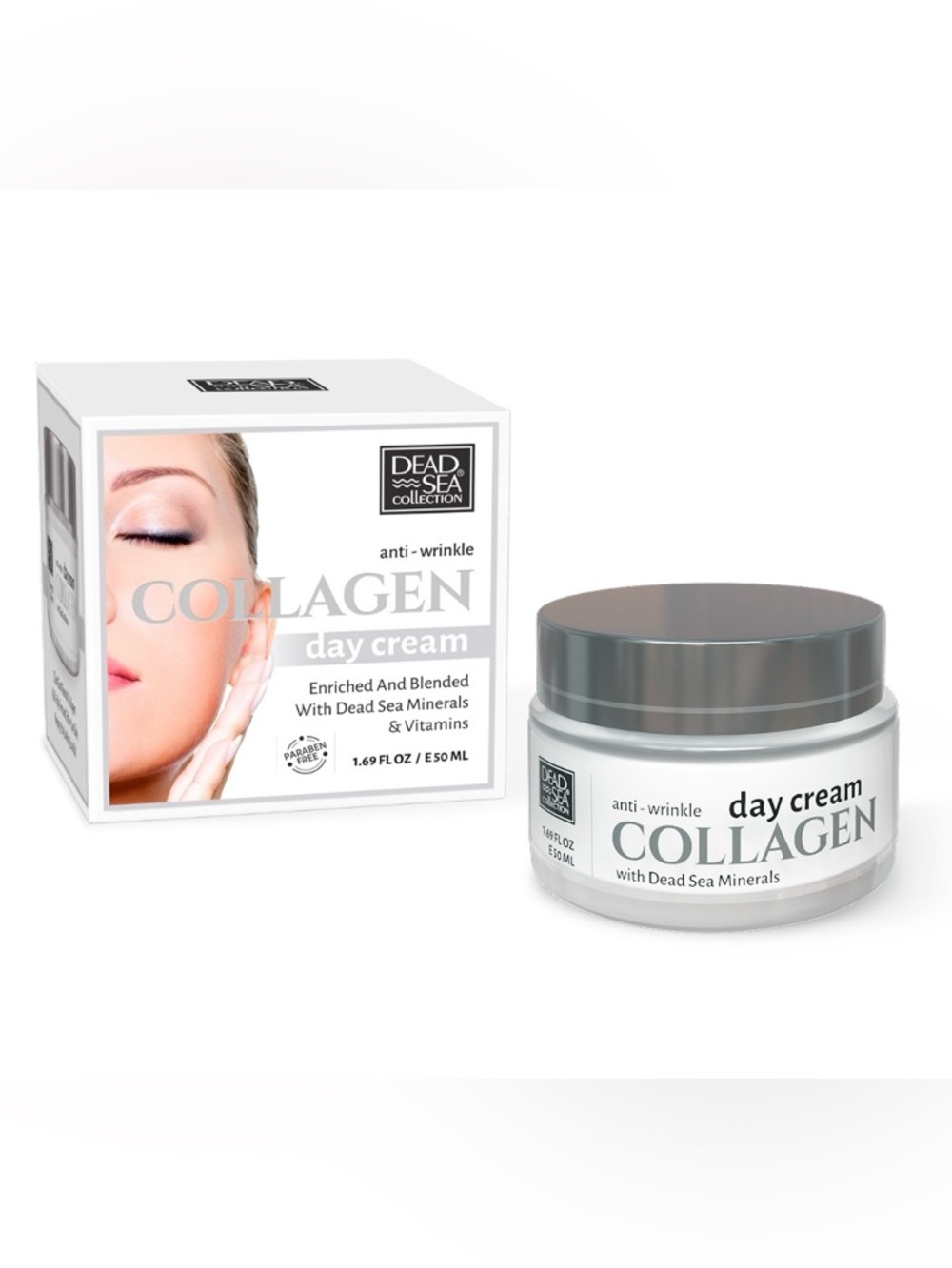 Dead Sea Collection Collagen Day Cream for Face – Anti-Aging & Nourishing